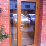 light oak porch door - WeFixWindowsandDoors.ie