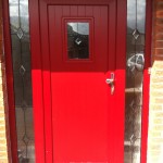 red pvc tmg door - WeFixWindowsandDoors.ie