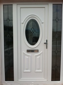 renaissance gl10 white pvc aluminium door - WeFixWindowsandDoors.ie